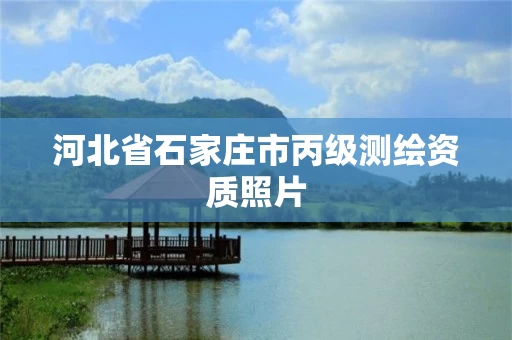 河北省石家庄市丙级测绘资质照片