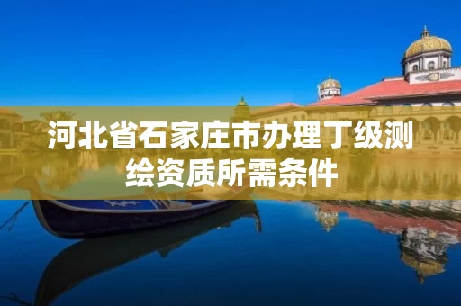 河北省石家庄市办理丁级测绘资质所需条件