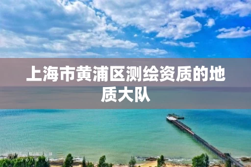 上海市黄浦区测绘资质的地质大队