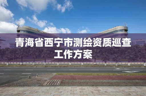 青海省西宁市测绘资质巡查工作方案 青海省西宁市测绘资质巡查工作方案