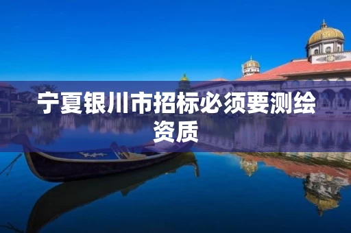 宁夏银川市招标必须要测绘资质