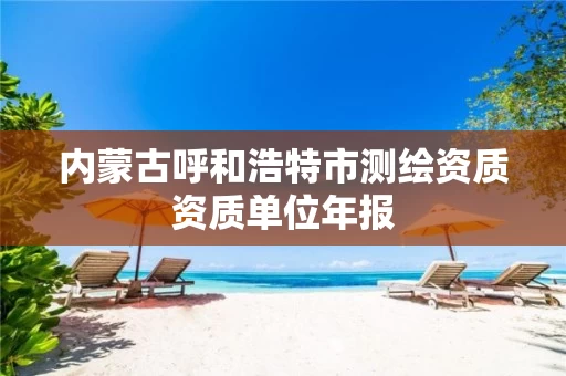 内蒙古呼和浩特市测绘资质资质单位年报