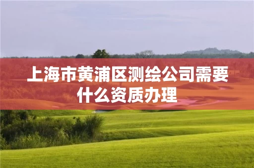 上海市黄浦区测绘公司需要什么资质办理 上海市黄浦区测绘公司需要什么资质办理