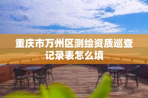 重庆市万州区测绘资质巡查记录表怎么填