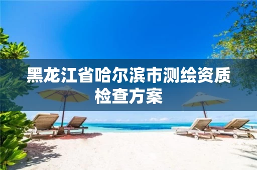 黑龙江省哈尔滨市测绘资质检查方案 黑龙江省哈尔滨市测绘资质检查方案