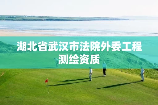 湖北省武汉市法院外委工程测绘资质