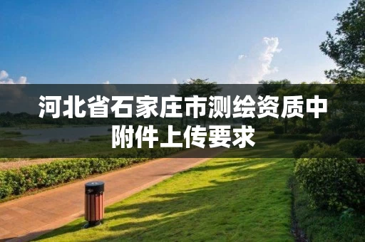 河北省石家庄市测绘资质中附件上传要求 河北省石家庄市测绘资质中附件上传要求