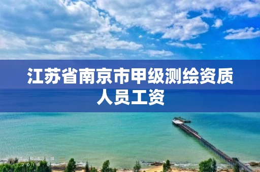江苏省南京市甲级测绘资质人员工资