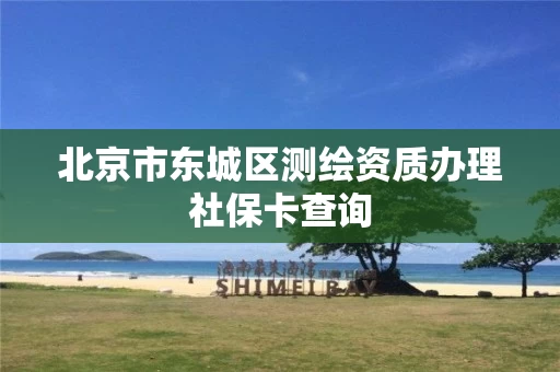 北京市东城区测绘资质办理社保卡查询