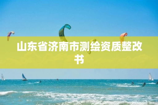 山东省济南市测绘资质整改书