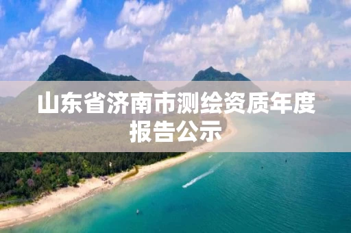 山东省济南市测绘资质年度报告公示