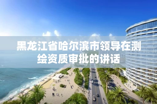 黑龙江省哈尔滨市领导在测绘资质审批的讲话