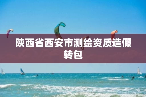 陕西省西安市测绘资质造假转包