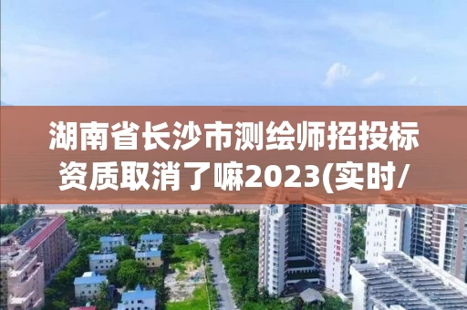 湖南省长沙市测绘师招投标资质取消了嘛2023(实时/更新中)