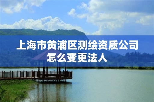上海市黄浦区测绘资质公司怎么变更法人