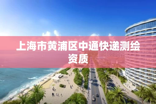 上海市黄浦区中通快递测绘资质
