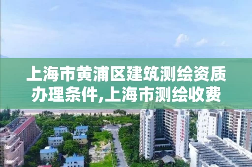 上海市黄浦区建筑测绘资质办理条件,上海市测绘收费标准