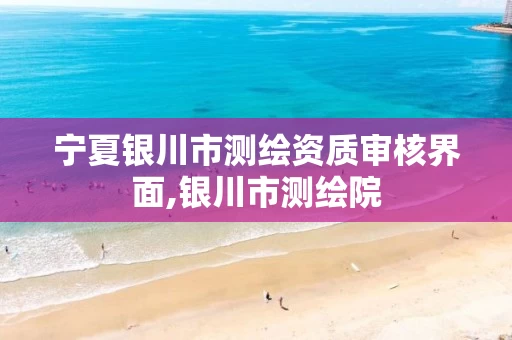 宁夏银川市测绘资质审核界面,银川市测绘院 宁夏银川市测绘资质审核界面,银川市测绘院