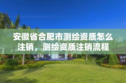 安徽省合肥市测绘资质怎么注销，测绘资质注销流程