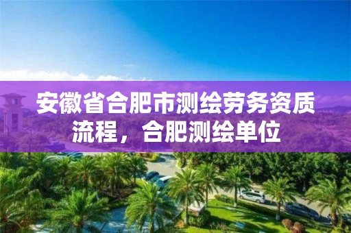 安徽省合肥市测绘劳务资质流程，合肥测绘单位