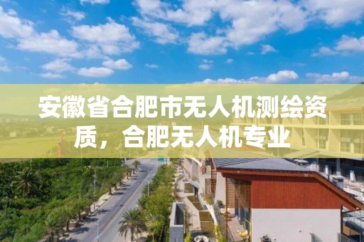 安徽省合肥市无人机测绘资质，合肥无人机专业