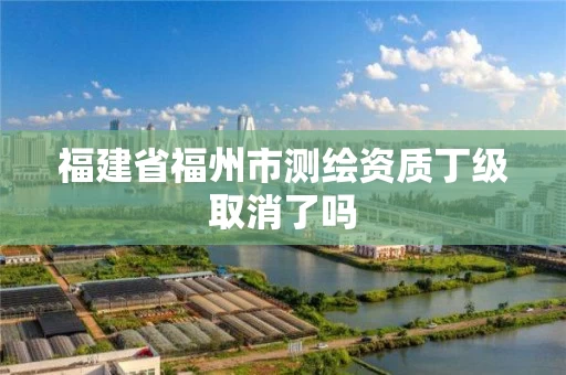 福建省福州市测绘资质丁级取消了吗