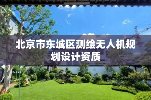 北京市东城区测绘无人机规划设计资质