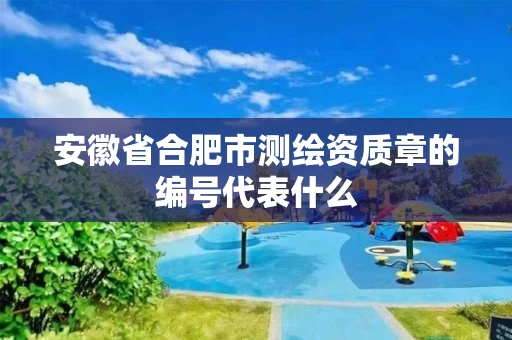 安徽省合肥市测绘资质章的编号代表什么