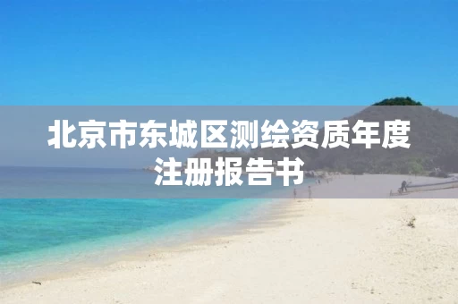 北京市东城区测绘资质年度注册报告书
