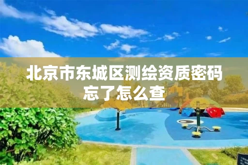 北京市东城区测绘资质密码忘了怎么查