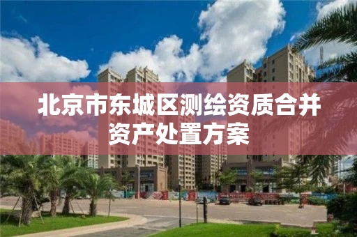 北京市东城区测绘资质合并资产处置方案