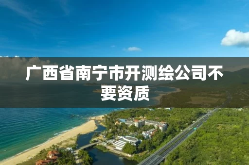 广西省南宁市开测绘公司不要资质 广西省南宁市开测绘公司不要资质