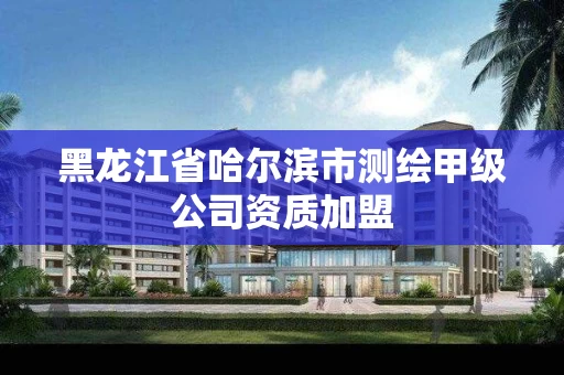 黑龙江省哈尔滨市测绘甲级公司资质加盟