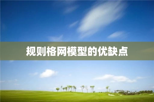 规则格网模型的优缺点