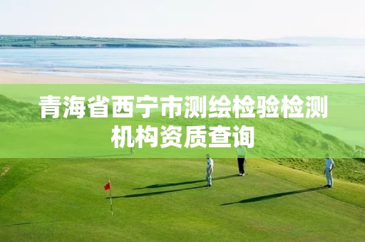 青海省西宁市测绘检验检测机构资质查询