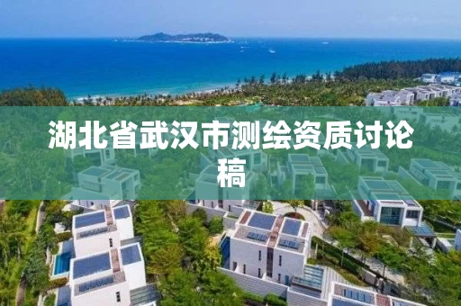 湖北省武汉市测绘资质讨论稿