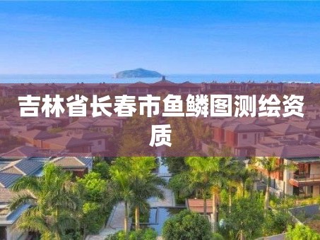 吉林省长春市鱼鳞图测绘资质