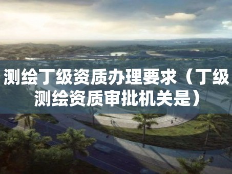 测绘丁级资质办理要求（丁级测绘资质审批机关是）