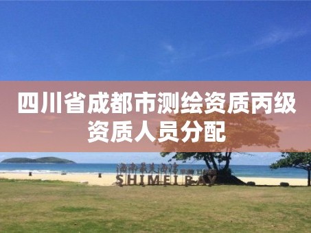 四川省成都市测绘资质丙级资质人员分配