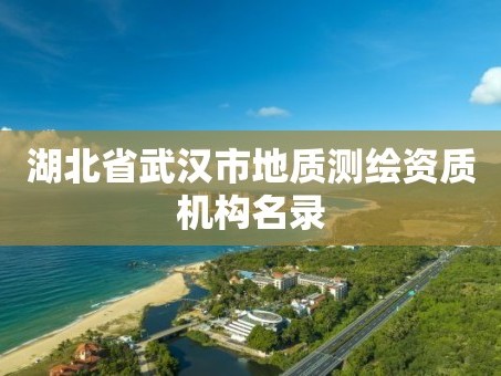 湖北省武汉市地质测绘资质机构名录