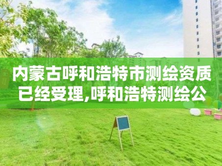 内蒙古呼和浩特市测绘资质已经受理,呼和浩特测绘公司招聘