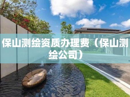保山测绘资质办理费（保山测绘公司）