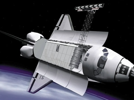 航天飞机雷达地形任务