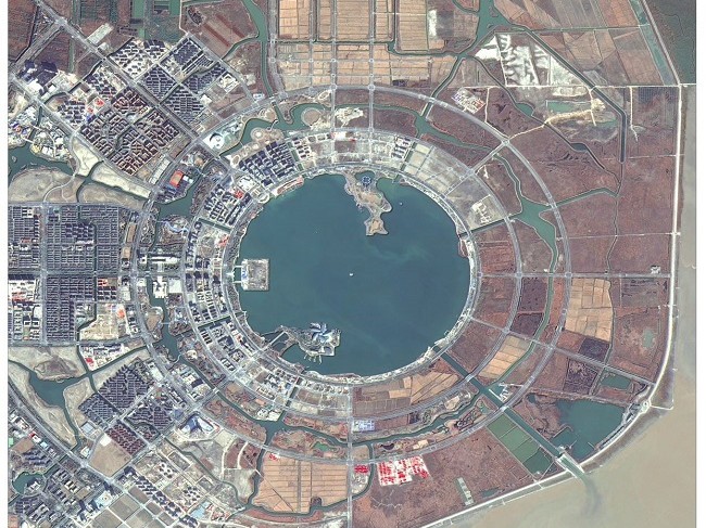 国土卫星中心第一时间制作完成5米光学02星融合影像产品