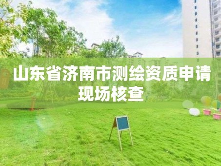 山东省济南市测绘资质申请现场核查
