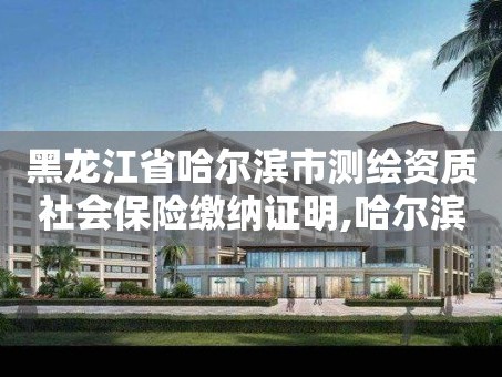 黑龙江省哈尔滨市测绘资质社会保险缴纳证明,哈尔滨测绘局怎么样。