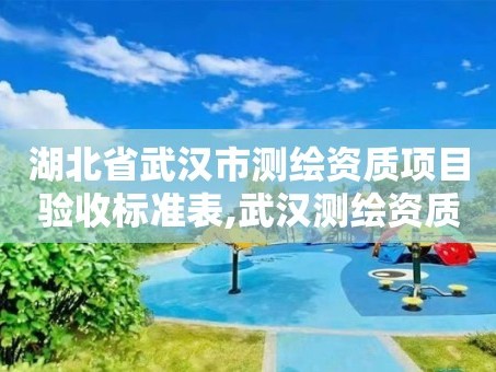 湖北省武汉市测绘资质项目验收标准表,武汉测绘资质代办。