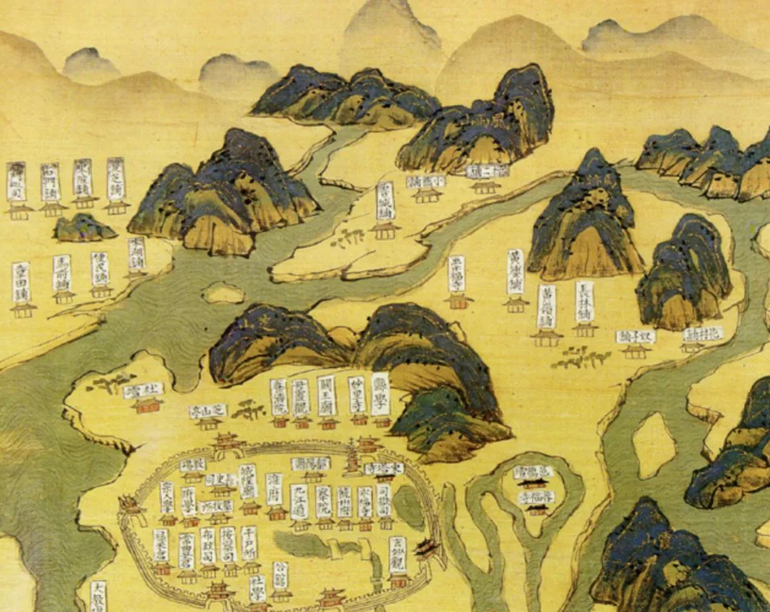 游走在制图学与山水画之间的中国传统地图