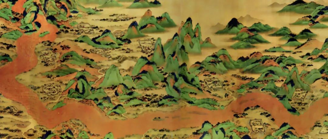 游走在制图学与山水画之间的中国传统地图