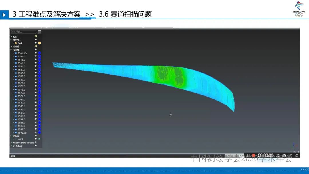 北京冬奥会国家雪车雪橇中心赛道检测